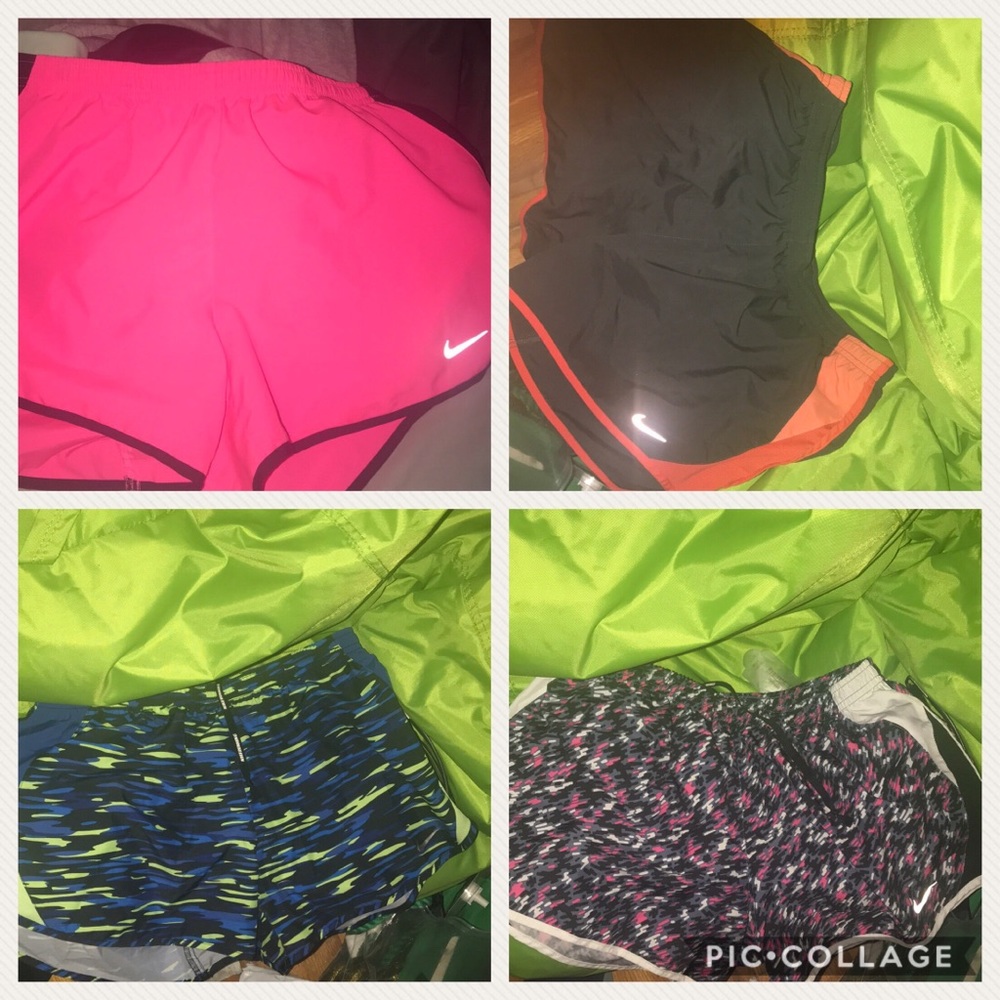 Nike running short bundle, 4 pairs!!